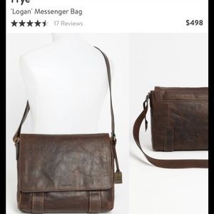 Frye Logan Messenger/laptop bag (Black)